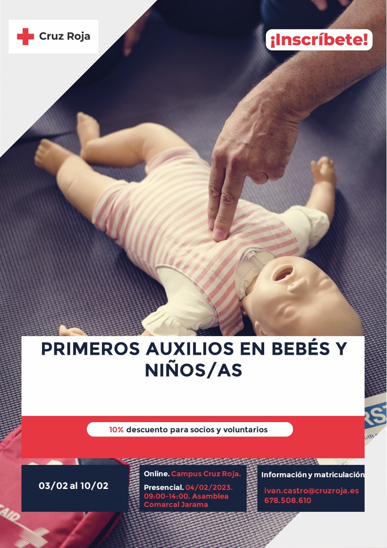 curso primeros auxilios bebes niños
