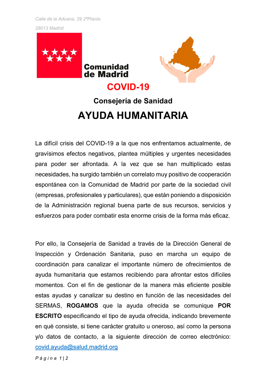 Formulario Ayuda COVID 1