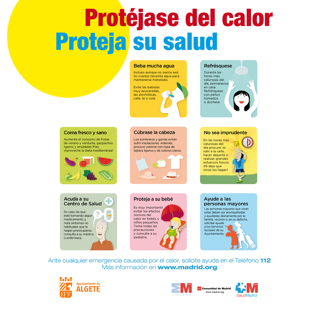 Protejase del calor Algete