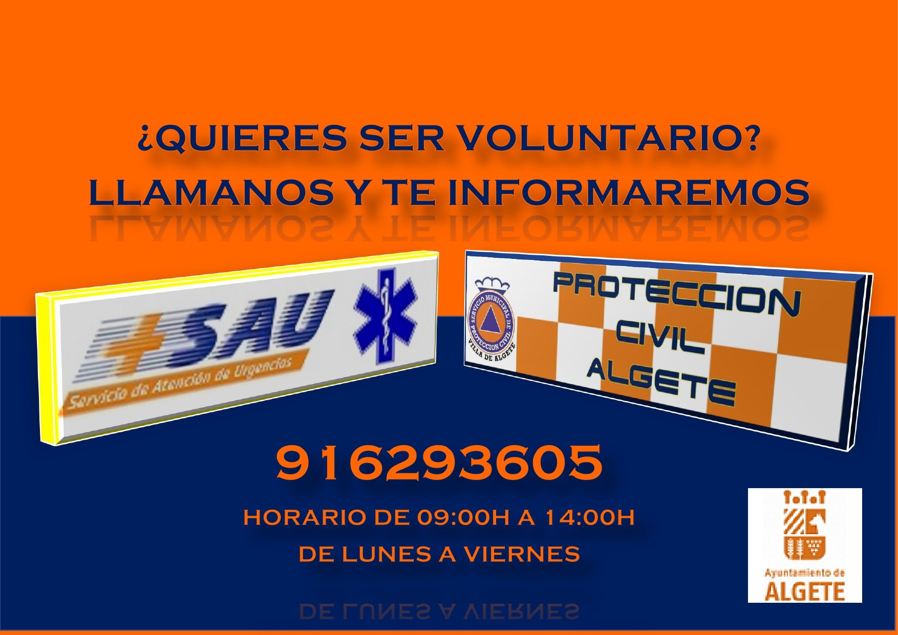 voluntario protección civil algete