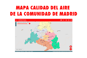 Mapa de la Calidad del Aire de la Comunidad de Madrid