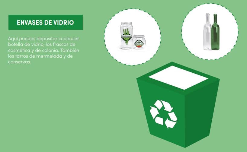 contenedor verde