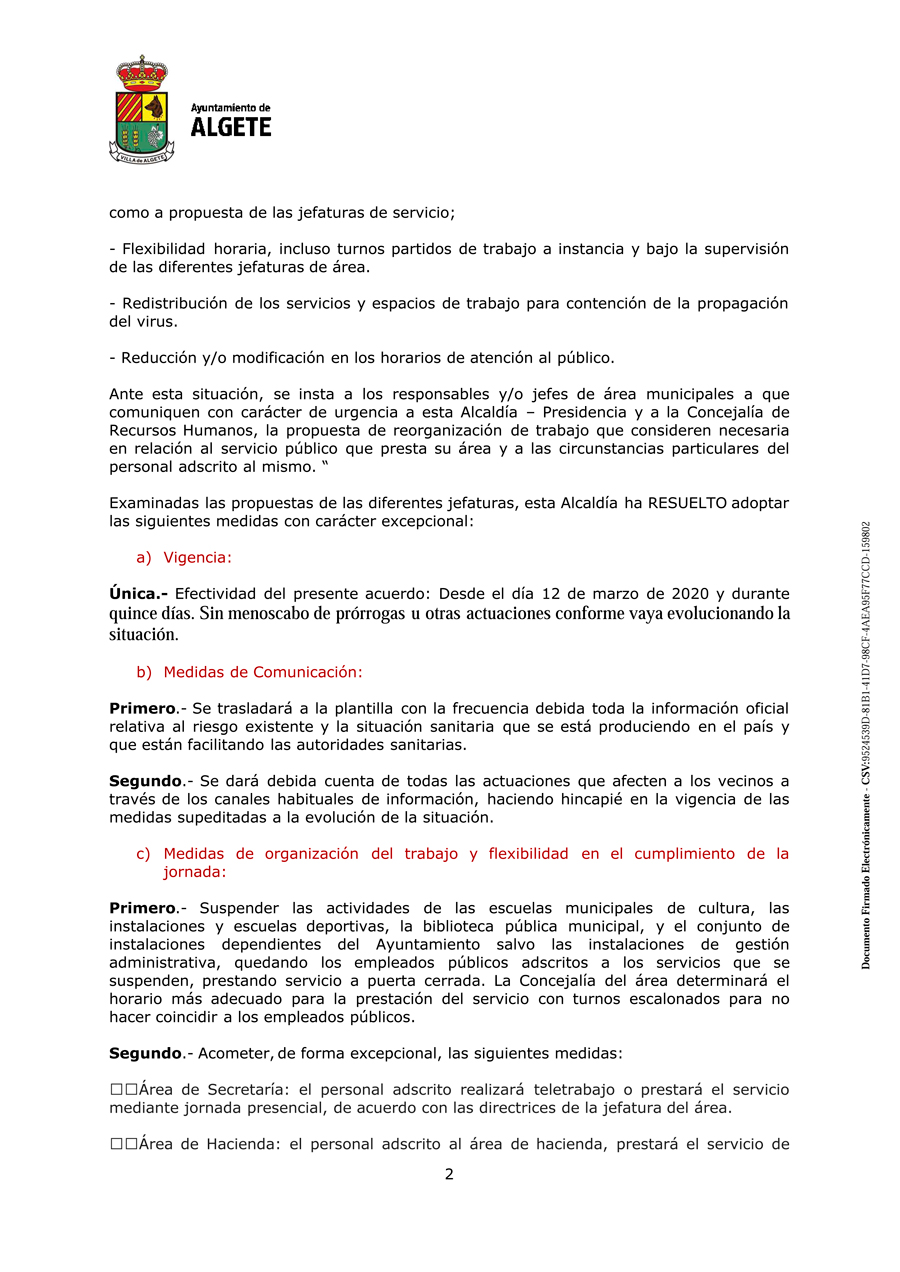DECRETO MEDIDAS CORONAVIRUS COVID 19 2