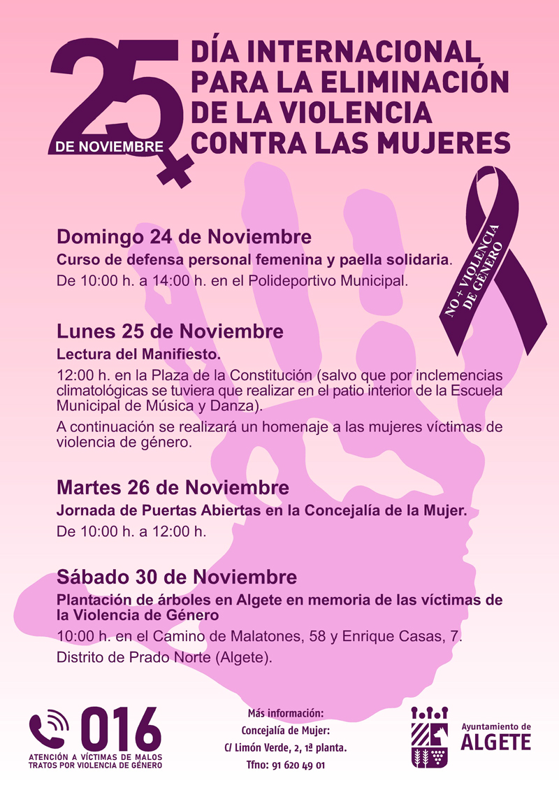 actividades dia internacional eliminacion violencia mujeres