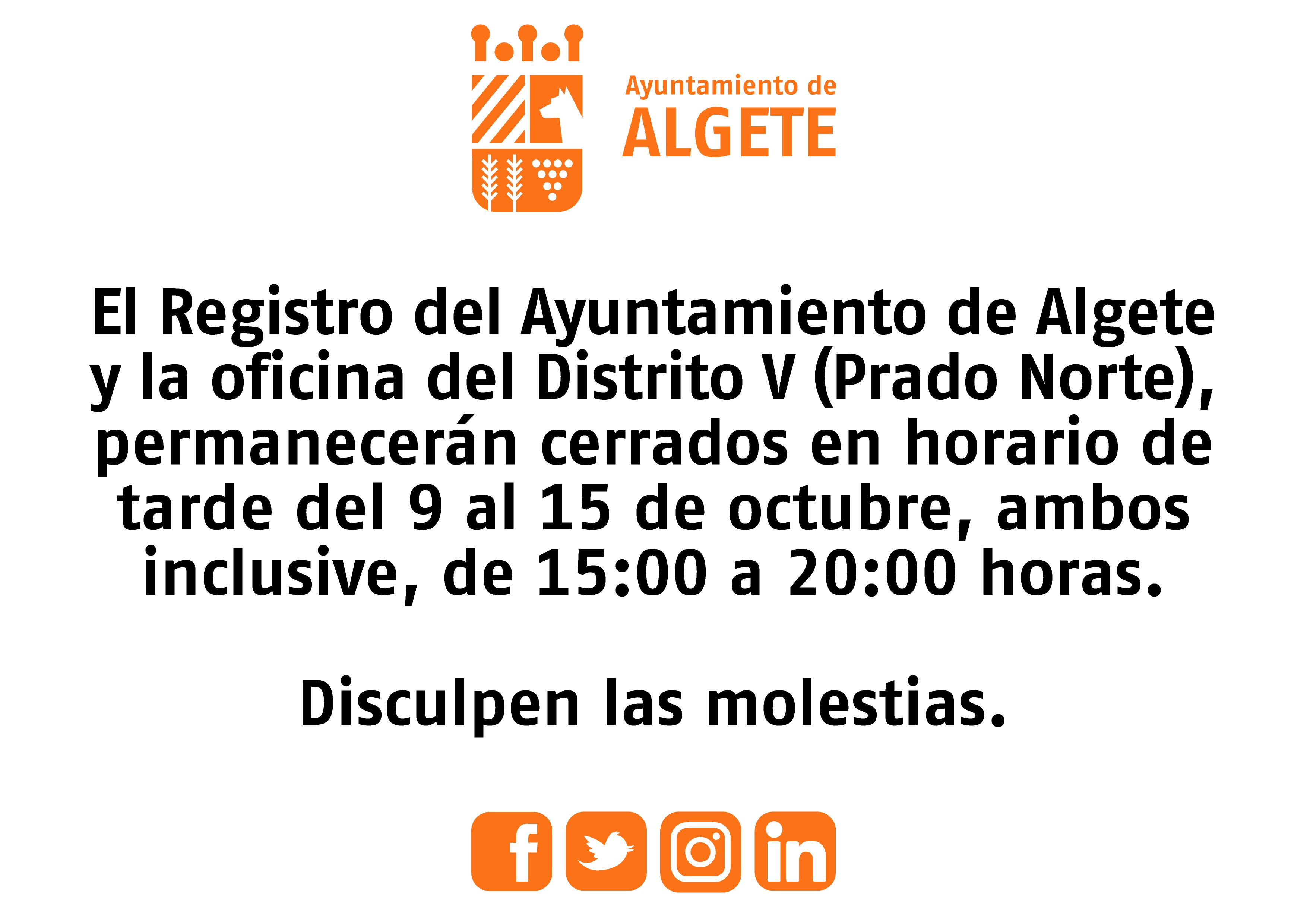 anuncio cierre registro octubre
