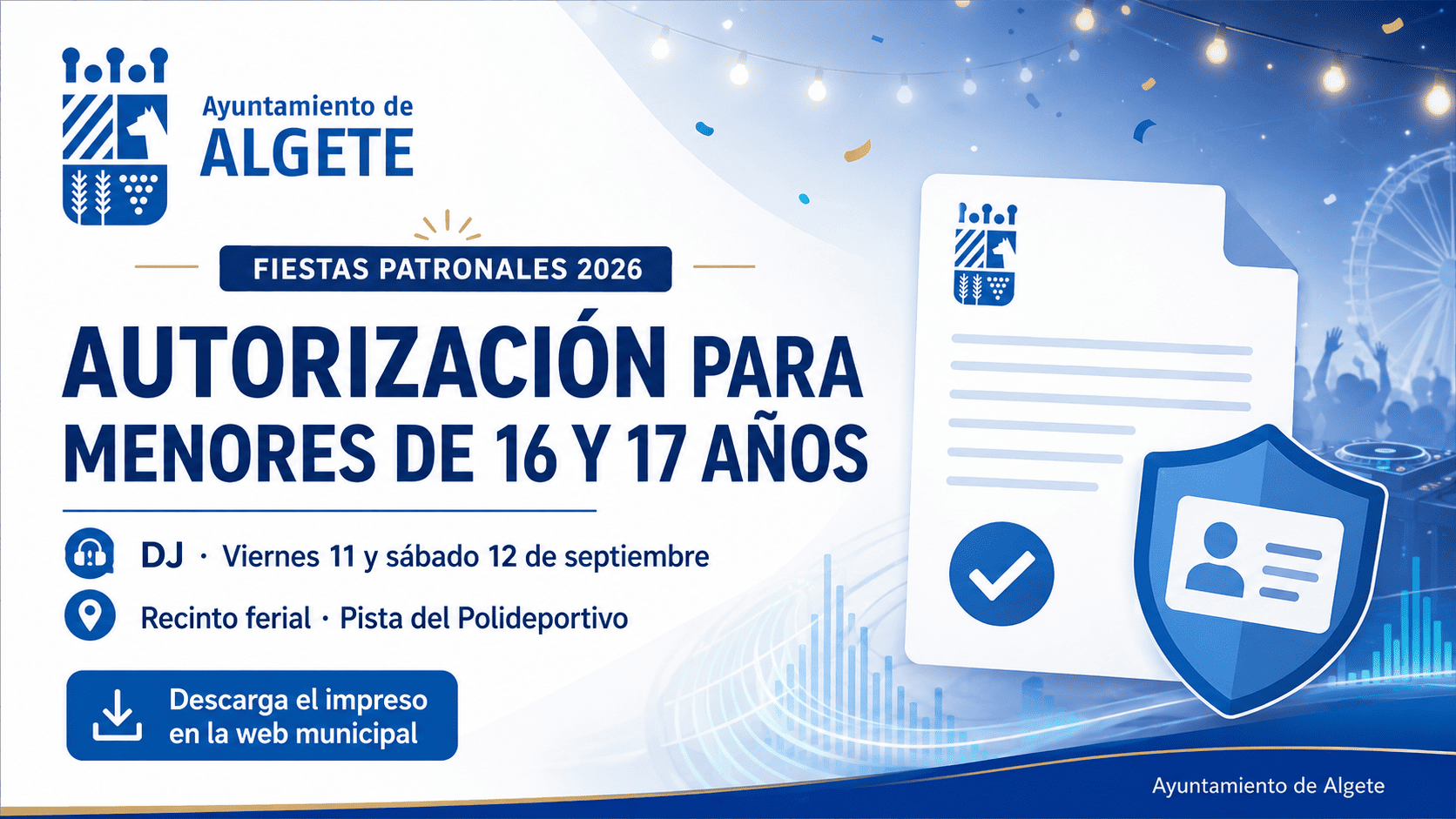 autorizacion dj fiestas patronales