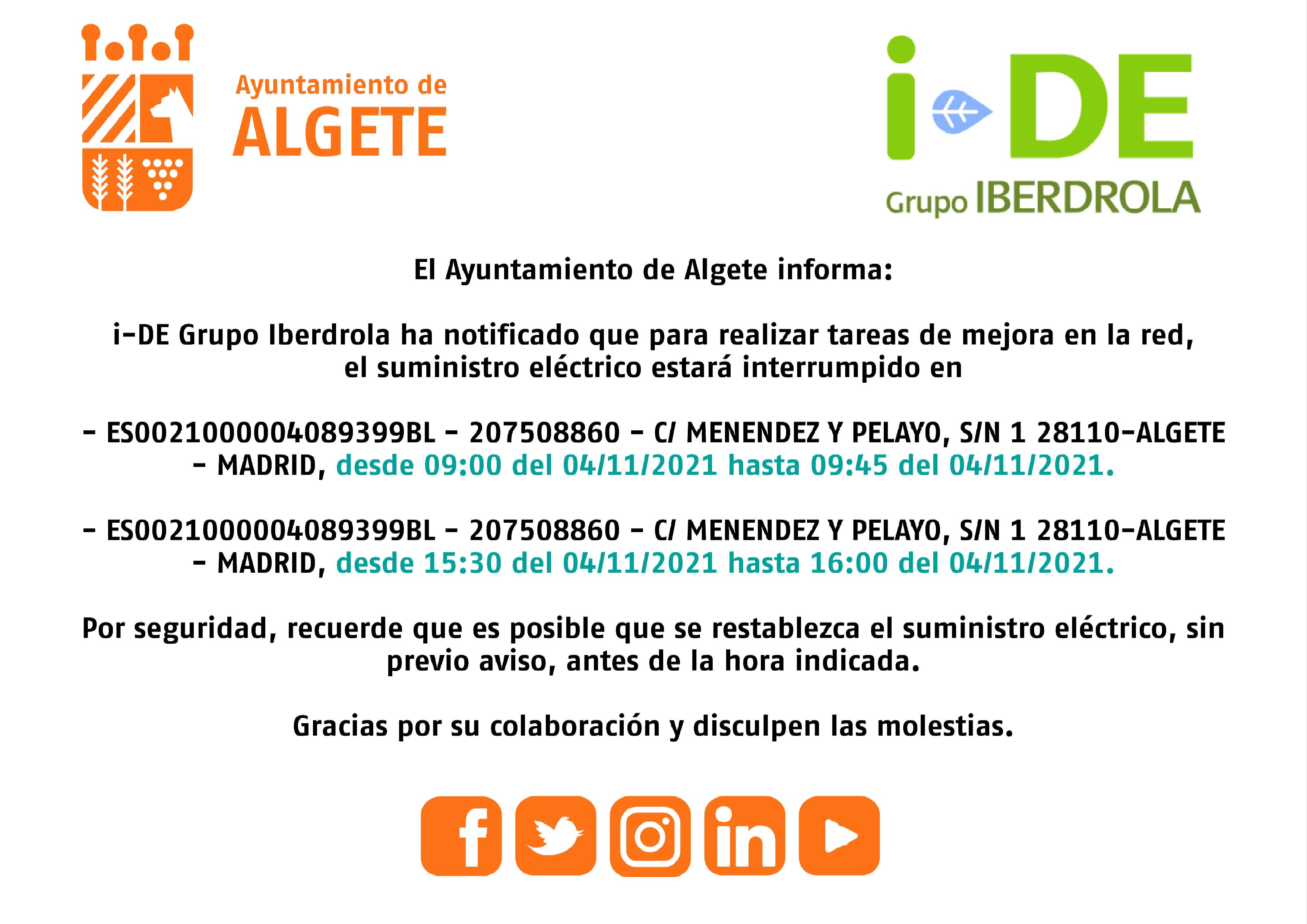 corte suministro 4nov