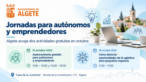 Algete acoge dos jornadas gratuitas para autónomos y emprendedores en octubre